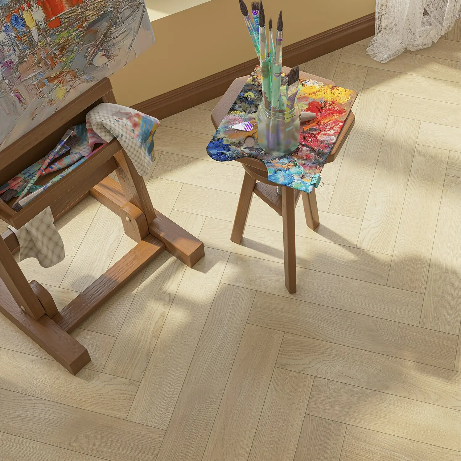 Изображение товара Ламинат Icon Natural Дуб Бианки/Oak Bianchi 34 класс толщина 12 мм 1.80 м², цена за упаковку