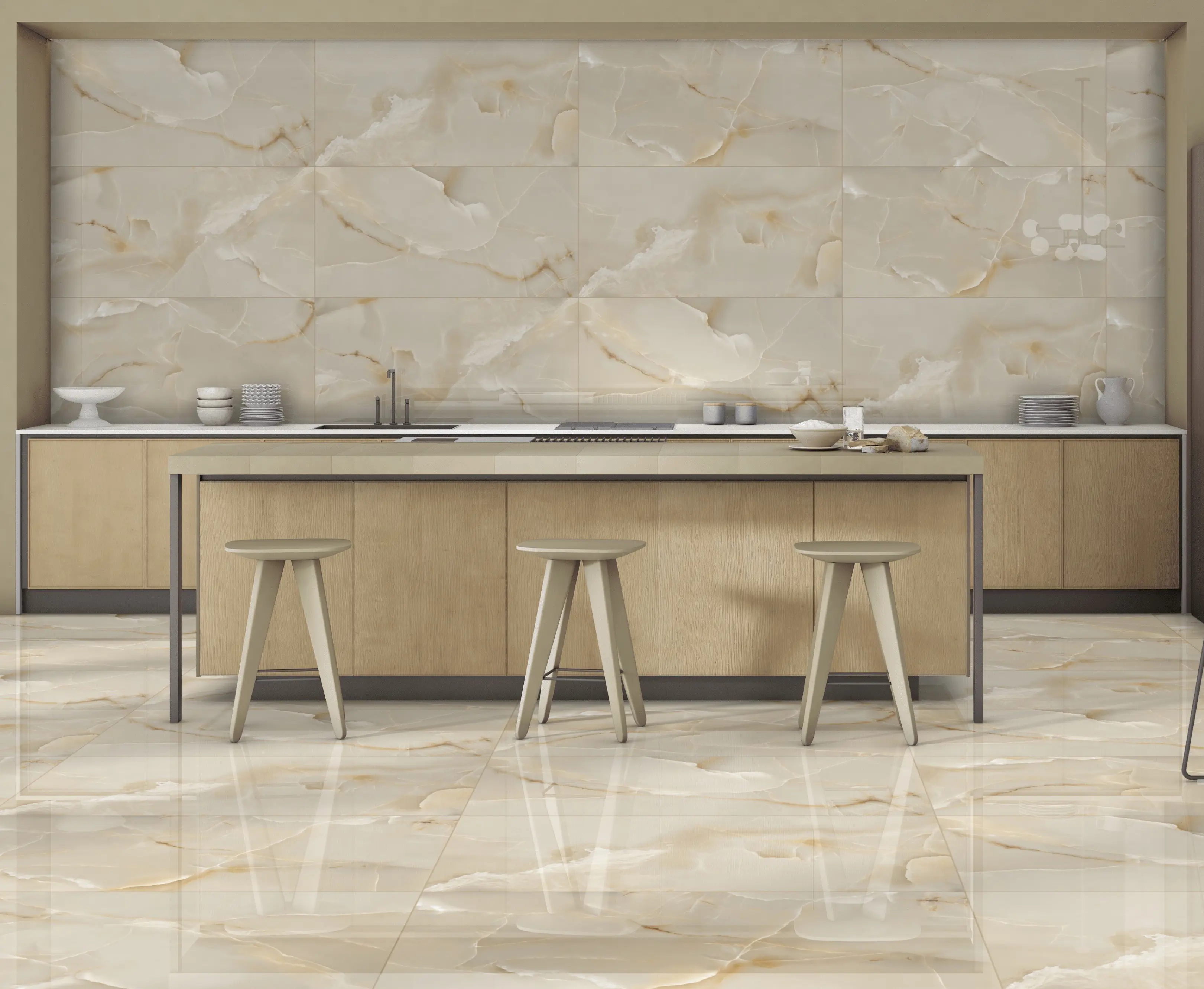 Изображение товара Керамогранит Gravita Prisma onyx 78801801 60x120см цвет beige