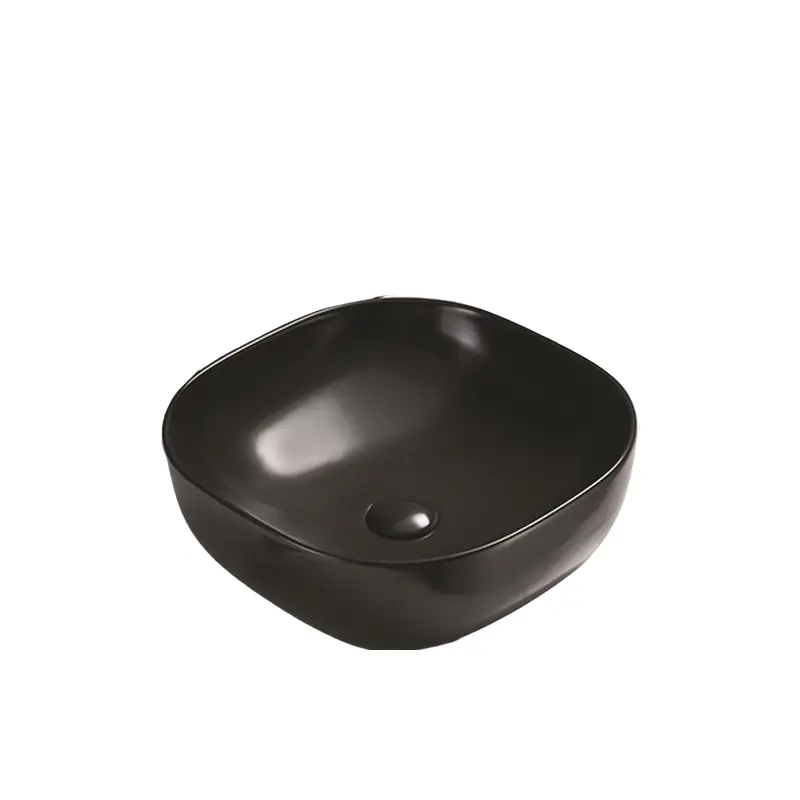 Изображение товара Раковина накладная Ceramalux nc 78107МВ 41см цвет черный