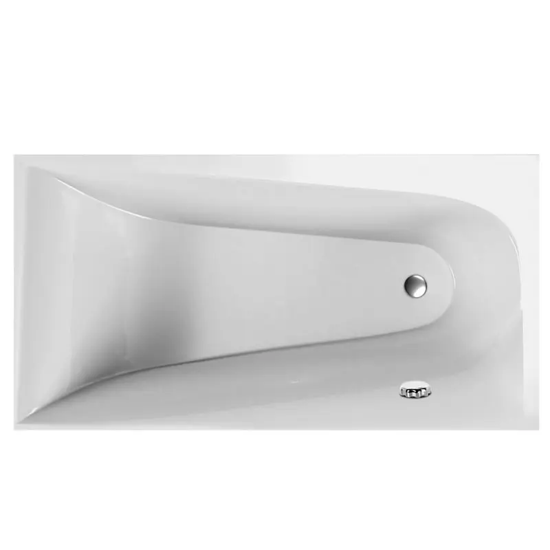 Изображение товара Ванна Vayer Boomerang Гл000010523 180x80 см акриловая прямоугольная цвет белый