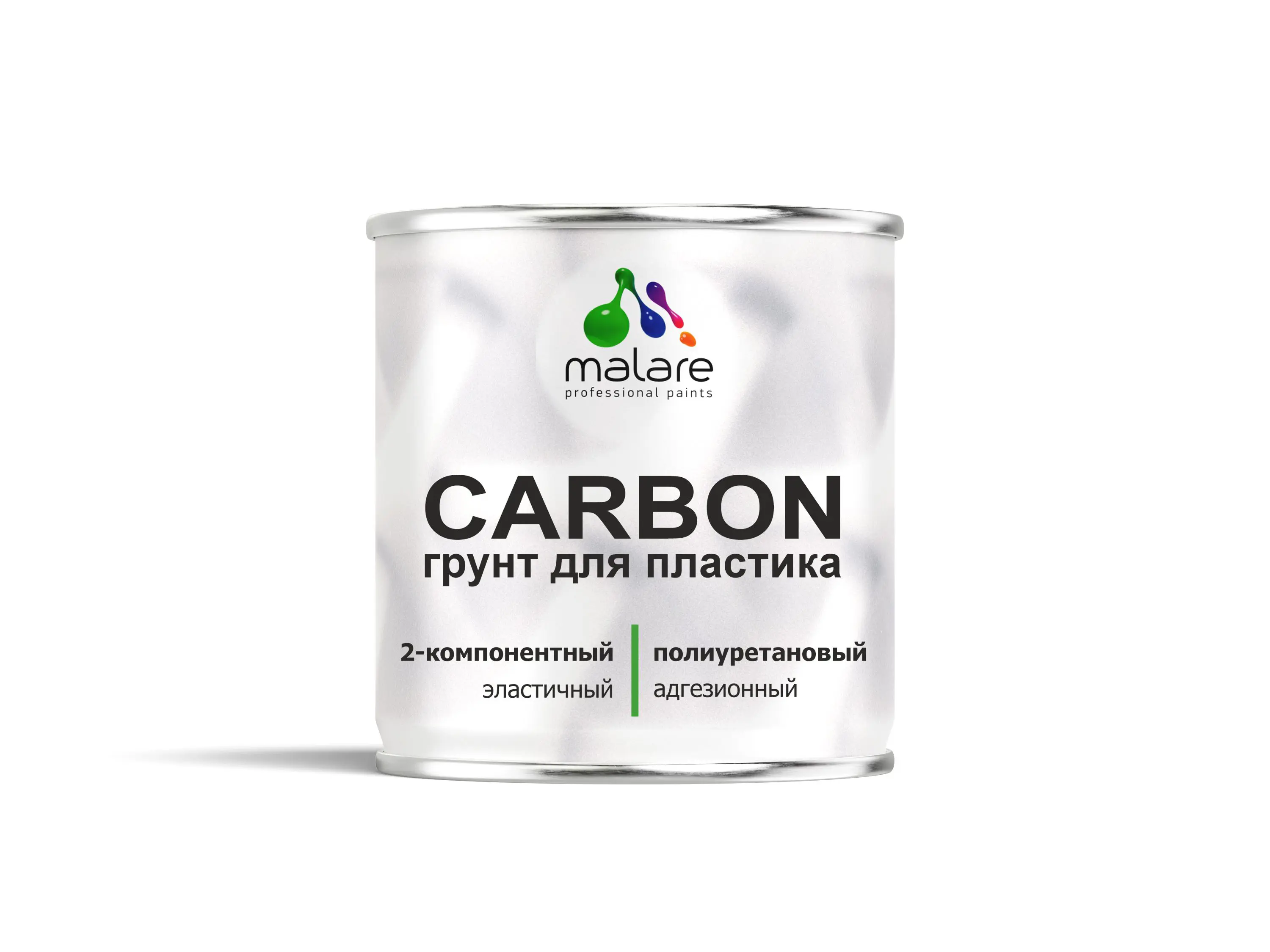 Изображение товара Полиуретановый грунт Malare Carbon для пластика двухкомпонентный 0.7кг и 30 гр отвердитель