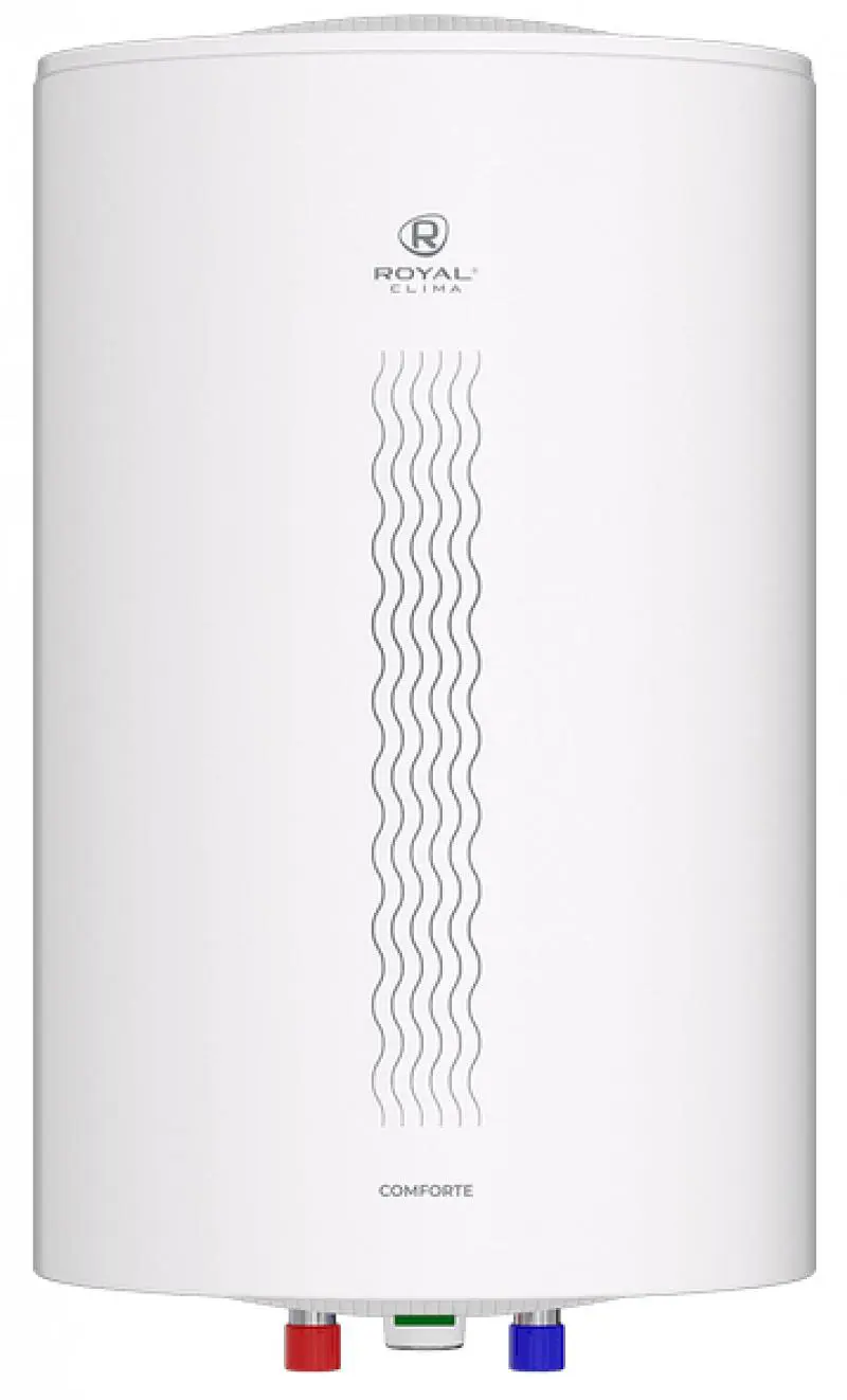 Изображение товара Накопительный водонагреватель электрический 30 л Royal clima Rwh-c30-re 2 кВт эмалированная сталь мокрый ТЭН