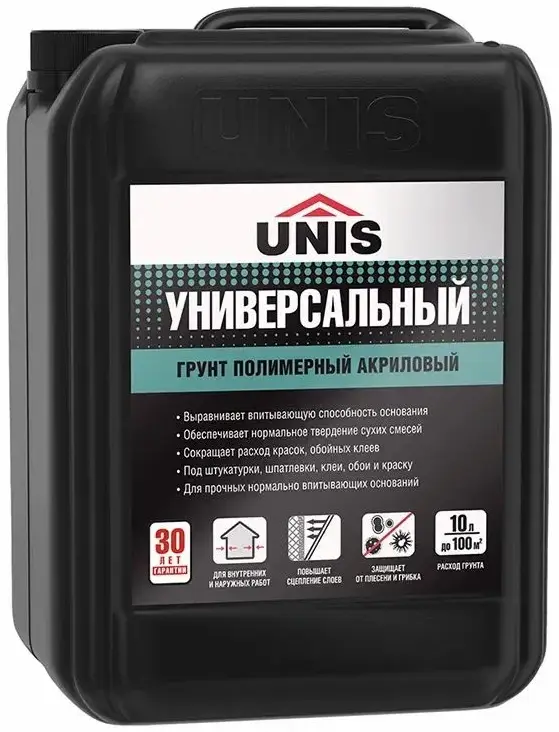 Изображение товара Грунтовка универсальная Unis 10 л