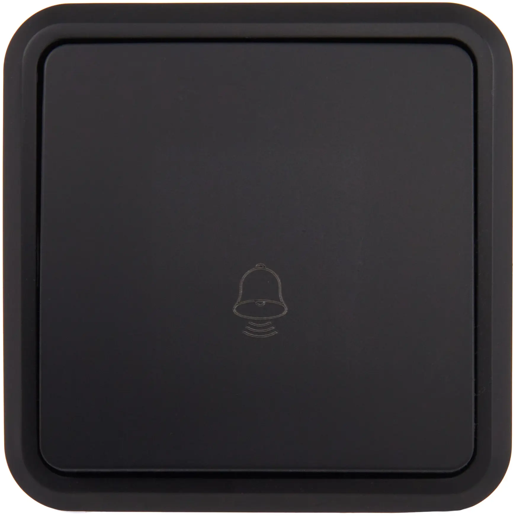 Изображение товара Кнопка для дверного звонка проводная First цвет черный