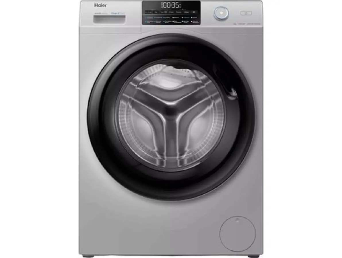 Изображение товара Стиральная машина Haier Hw60-bp12959ase 59.5x85x38.6 см 6 кг цвет серебристый