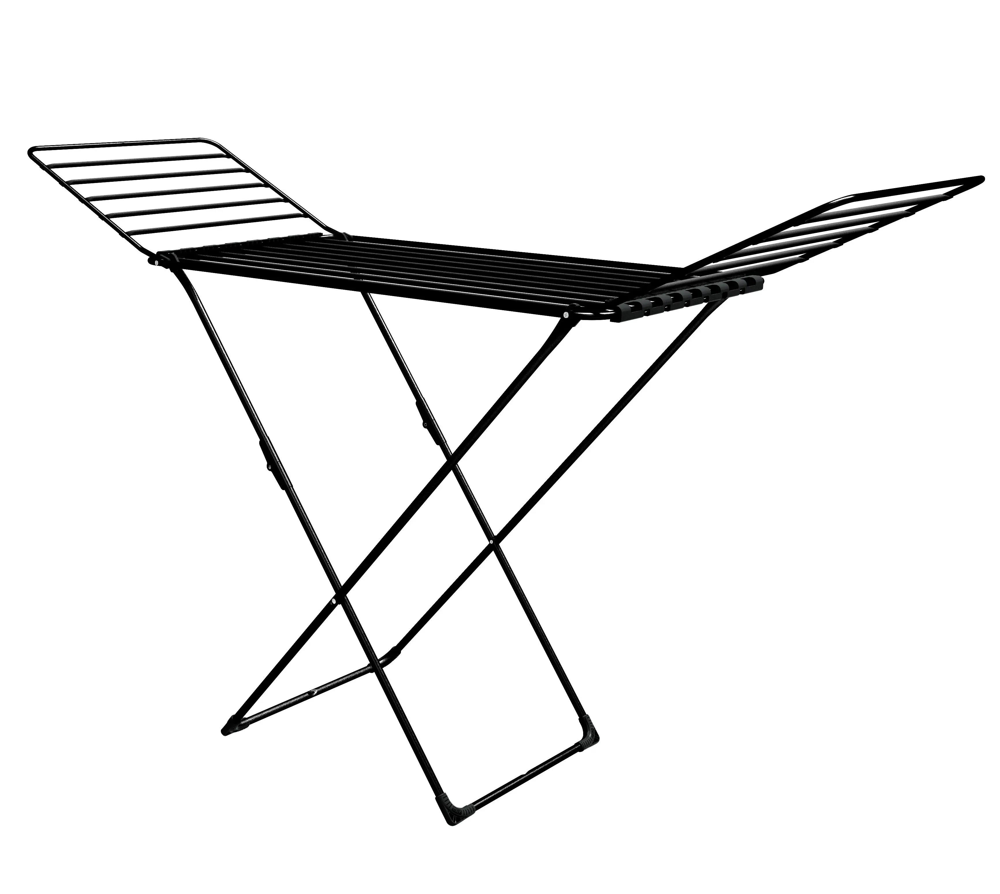 Изображение товара Напольная сушилка для одежды Nika СБТ18 18 м черная с пластиковыми наконечниками