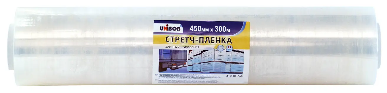 Изображение товара Стретч-пленка Unibob 450Мм х 300М 17Мкм для упаковки и защиты