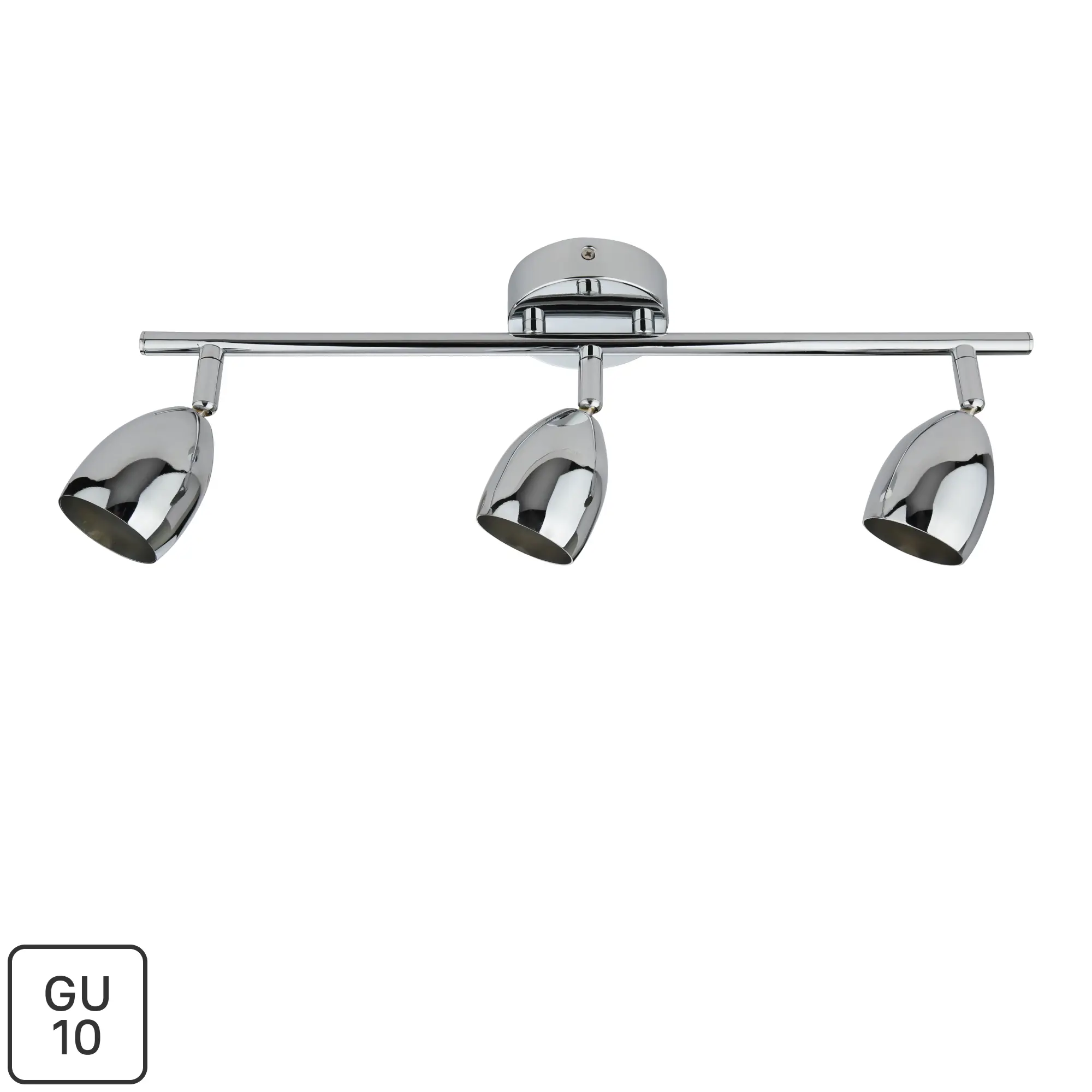 Изображение товара Поворотный светильник спот Inspire Sabi с 3 лампами GU10 хром для современного интерьера