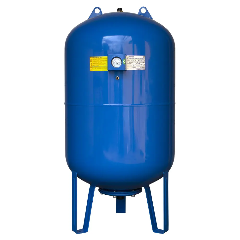 Изображение товара Гидроаккумулятор вертикальный 300 л Cruwa CRW 300 VM 16 BL 1 1/4" 1 1/4" синий
