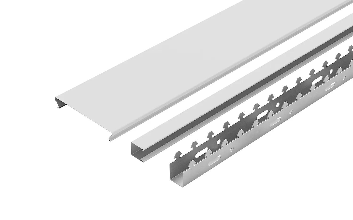 Изображение товара Комплект реечных потолков Cesal S150 1.7x1.7м жемчужно-белый
