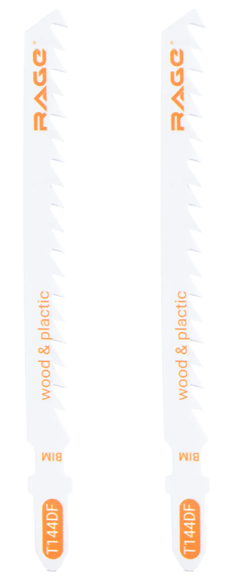 Изображение товара Пилка для электролобзика по дереву и пластику Rage T144DF чистый рез, 2 шт.