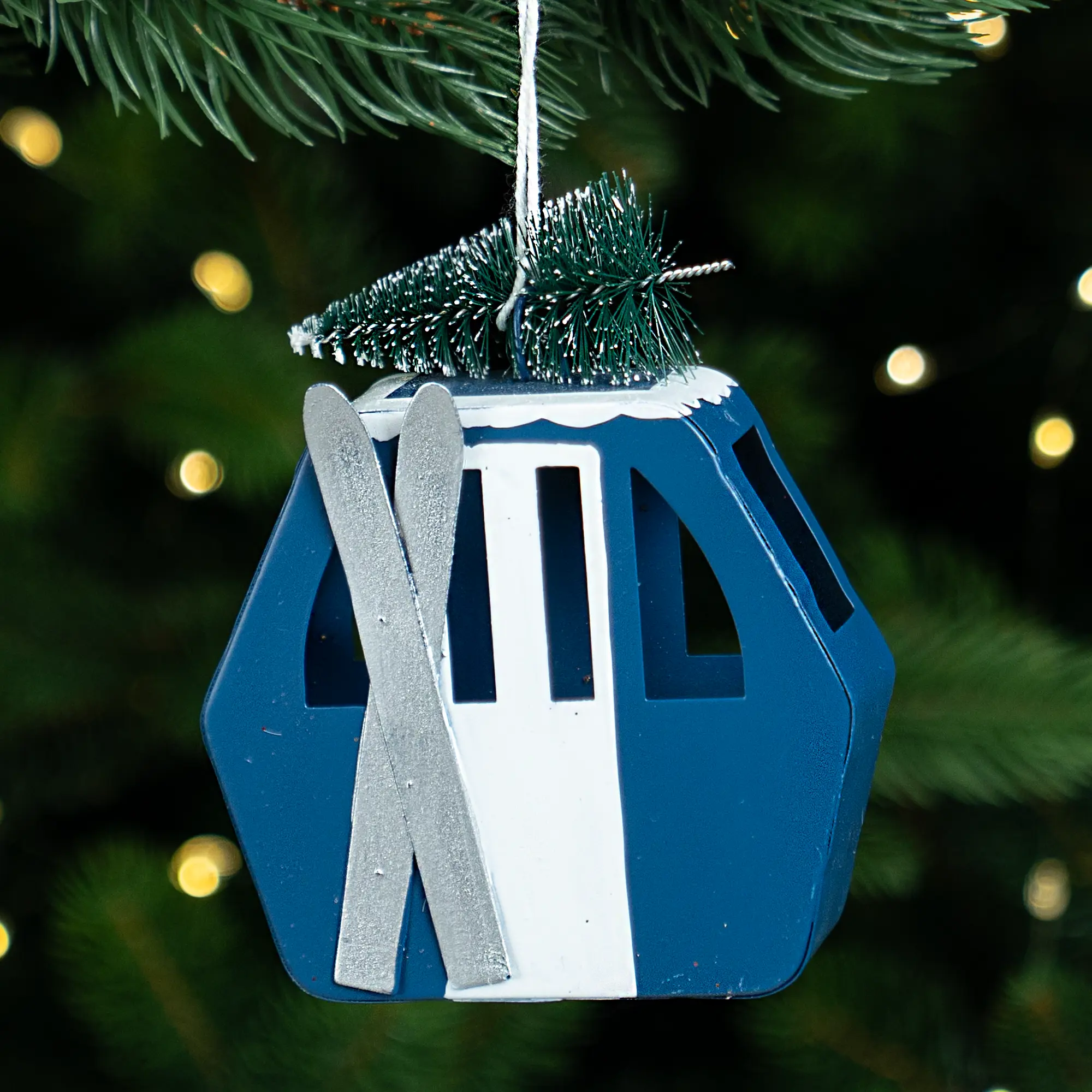 Изображение товара Украшение декоративное KREAFORTA Кабинка 11 см синий