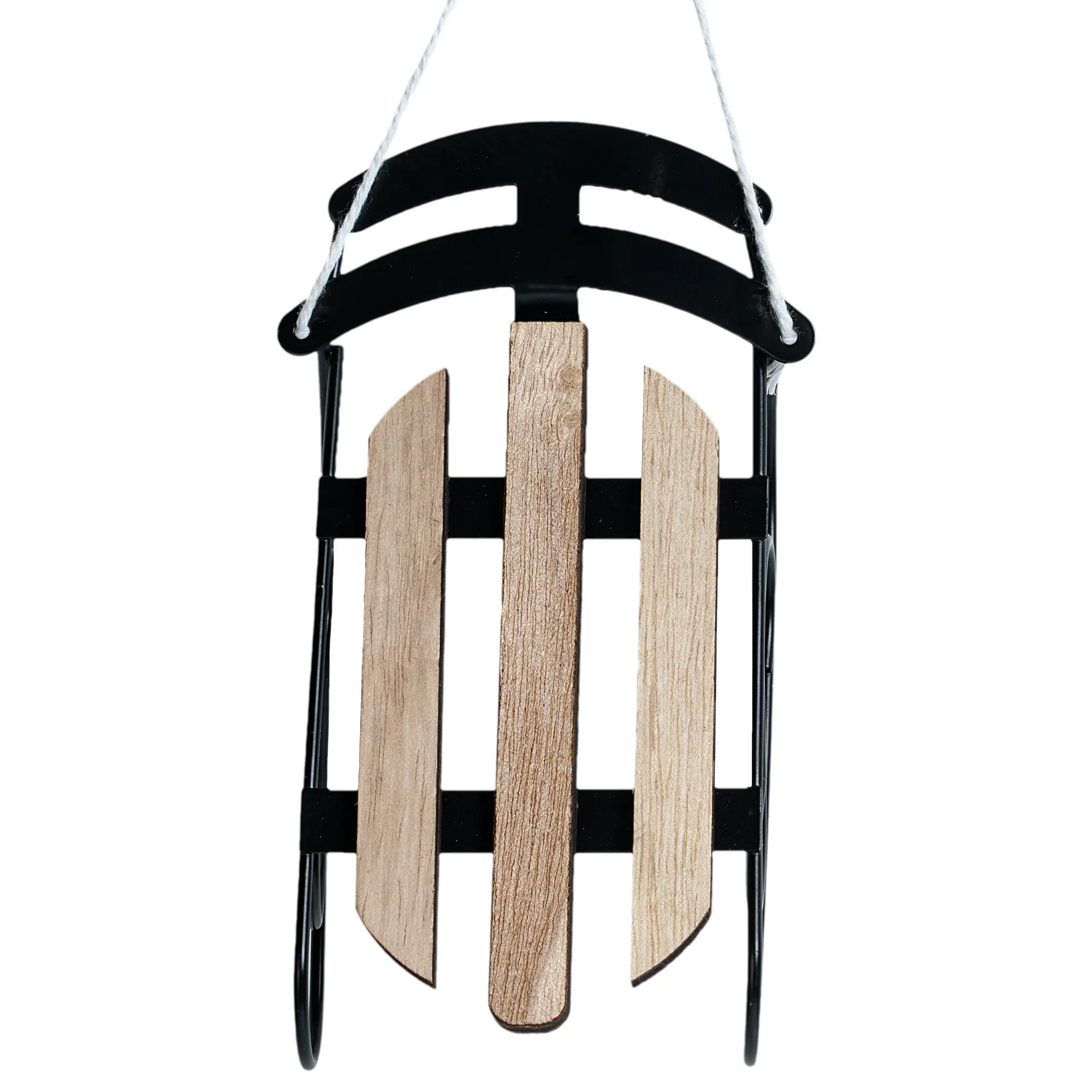 Изображение товара Украшение декоративное подвесное KREAFORTA Санки 13 см черный