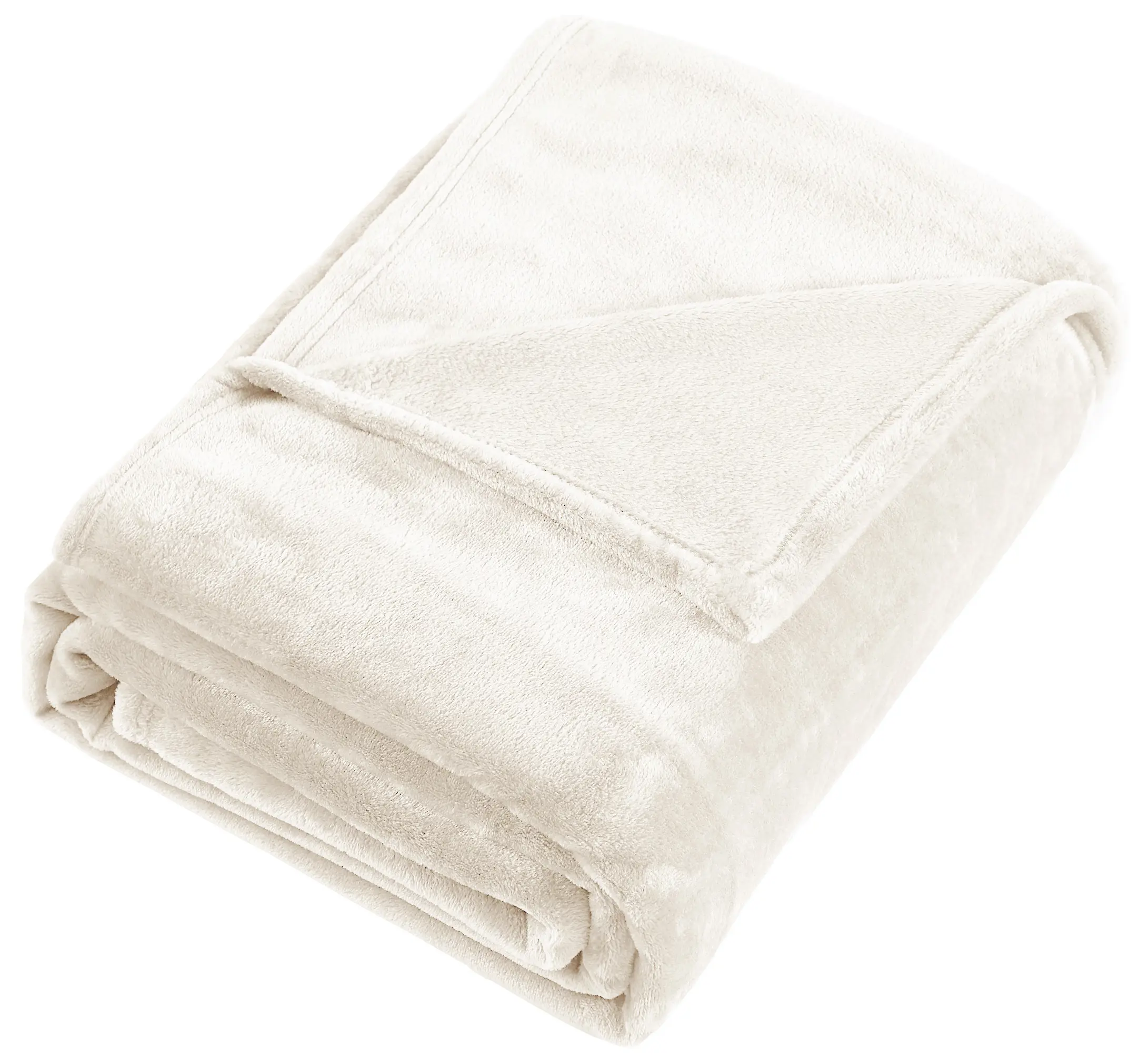 Изображение товара Плед Inspire Flandria 200x220 см микрофибра экрю современный уютный дизайн