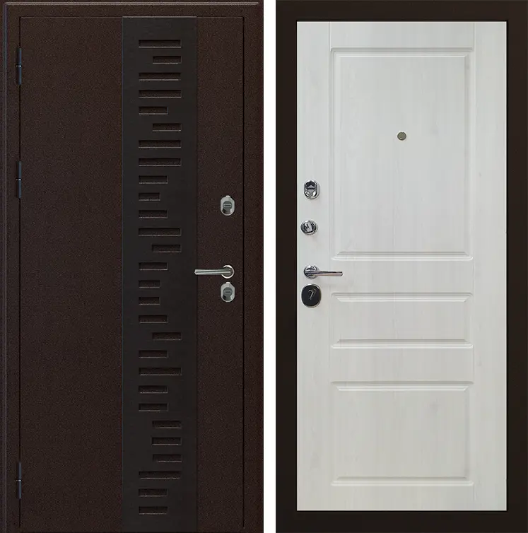 Изображение товара Входная металлическая дверь TERMAX 907 с терморазрывом 96x205 см левое открывание