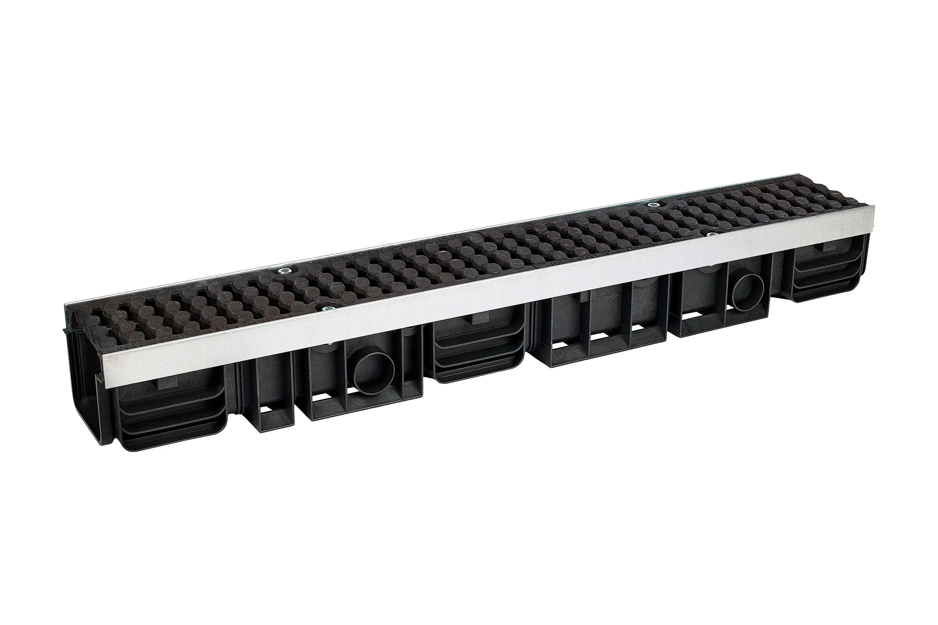 Изображение товара Лоток водосточный Aquadrenag Protect D400 черный 1000x152x125мм