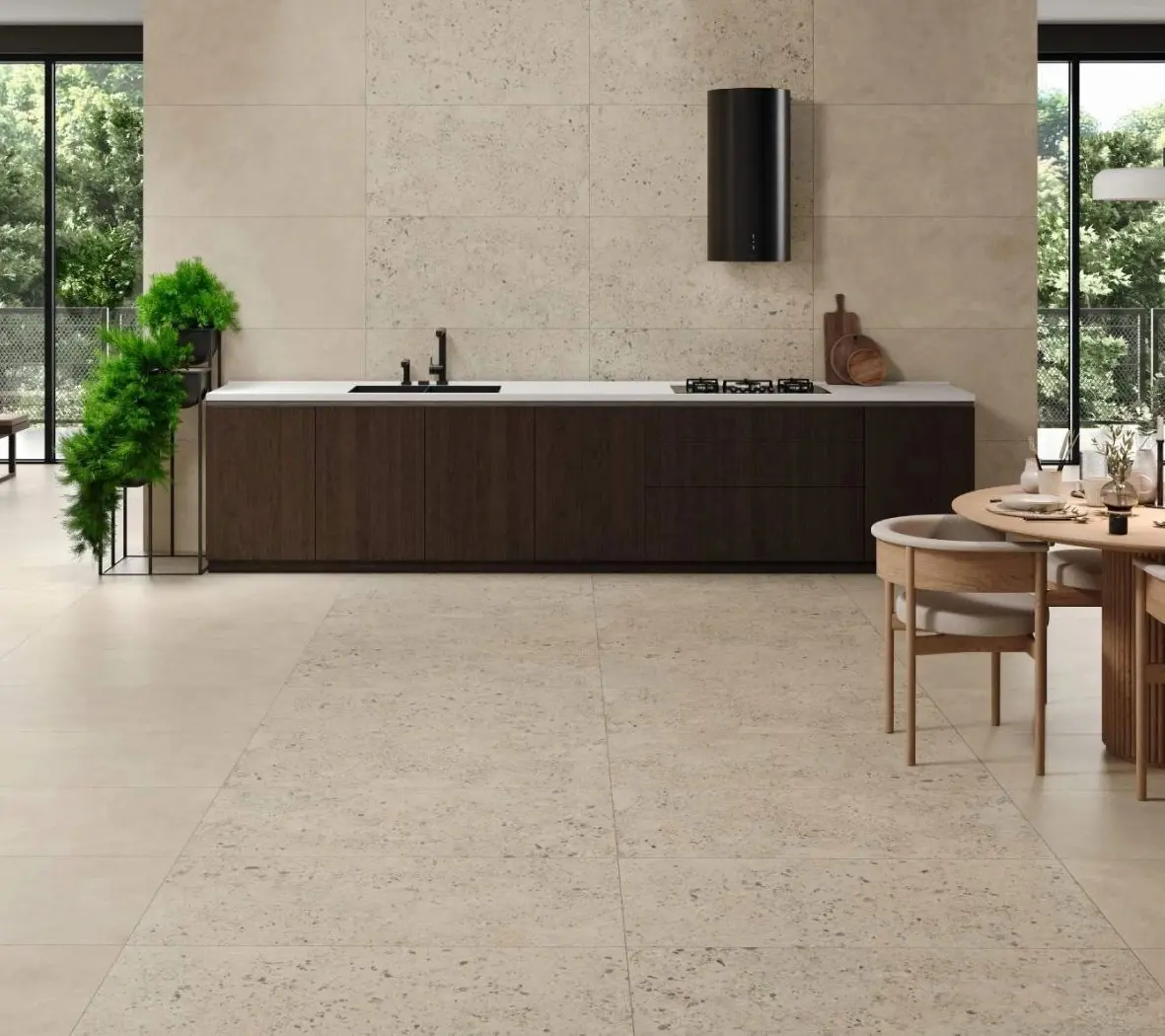 Изображение товара Керамогранит Bolton Natural 100x100 см для внутренней и наружной отделки