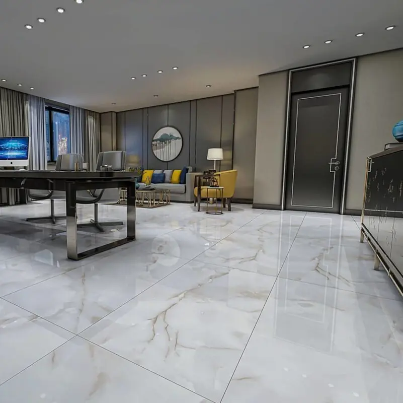 Изображение товара Керамогранит глазурованный Persian Tile Parma 60x120 см серый с эффектом мрамора