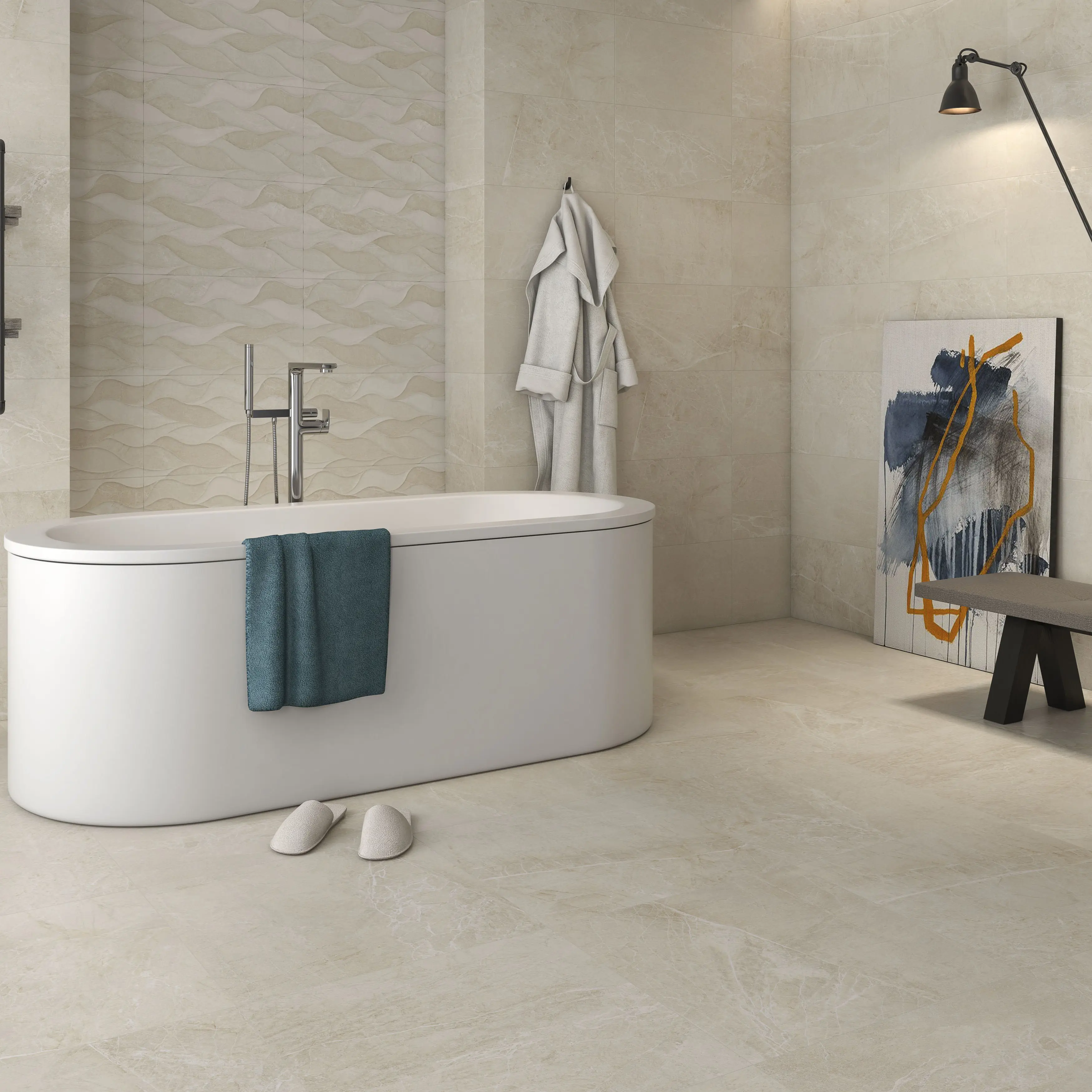 Изображение товара Керамогранит Geotiles Persa 60x120 см, марфил, матовый, Испания