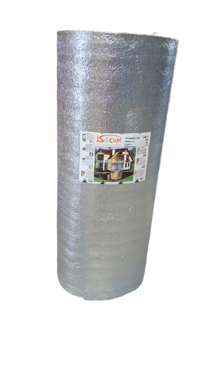 Изображение товара Теплоотражающая изоляция Формат Isocom 5 мм 15 м2