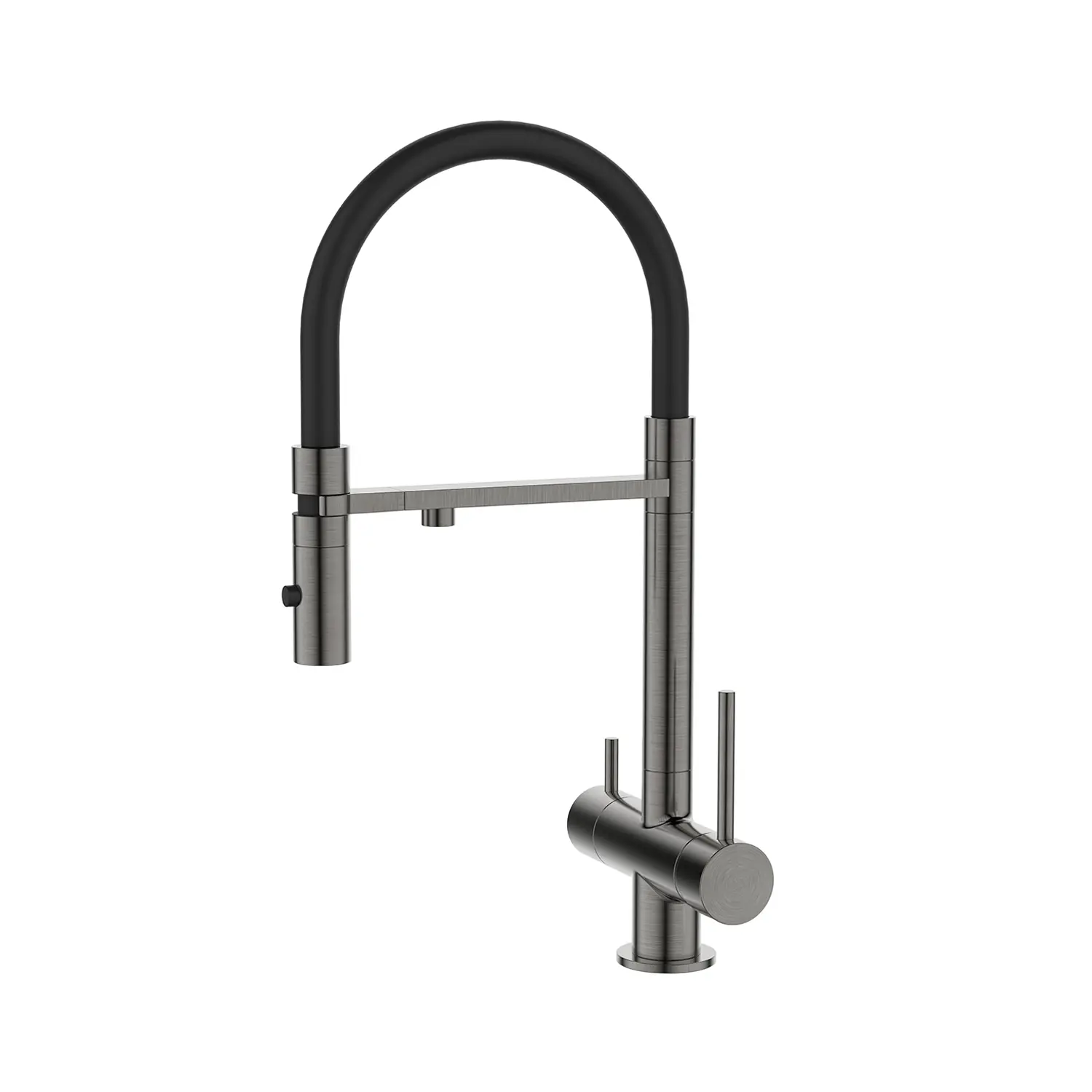 Изображение товара Однорычажный смеситель Iddis Ace излив 18 см цвет графит