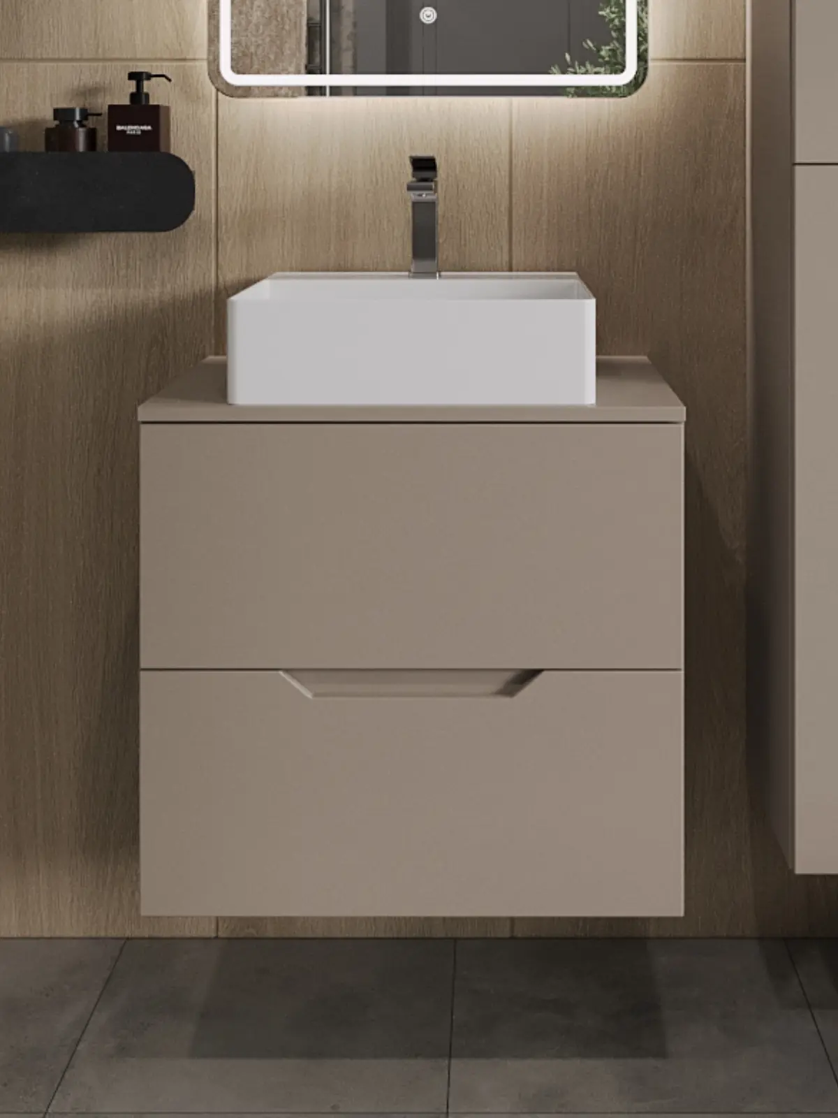 Изображение товара Тумба TOPLINE Li 60.2x69.1x46 Подвесная с раковиной из фарфора Изображение товара Тумба TOPLINE Li 60.2x69.1x46 Подвесная с раковиной из фарфора