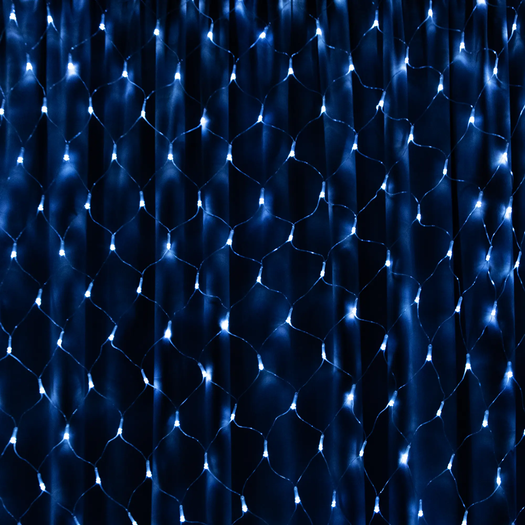 Изображение товара Электрогирлянда Sh lights NTLD300-W-E сеть 2х1.5 см 300 ламп белый