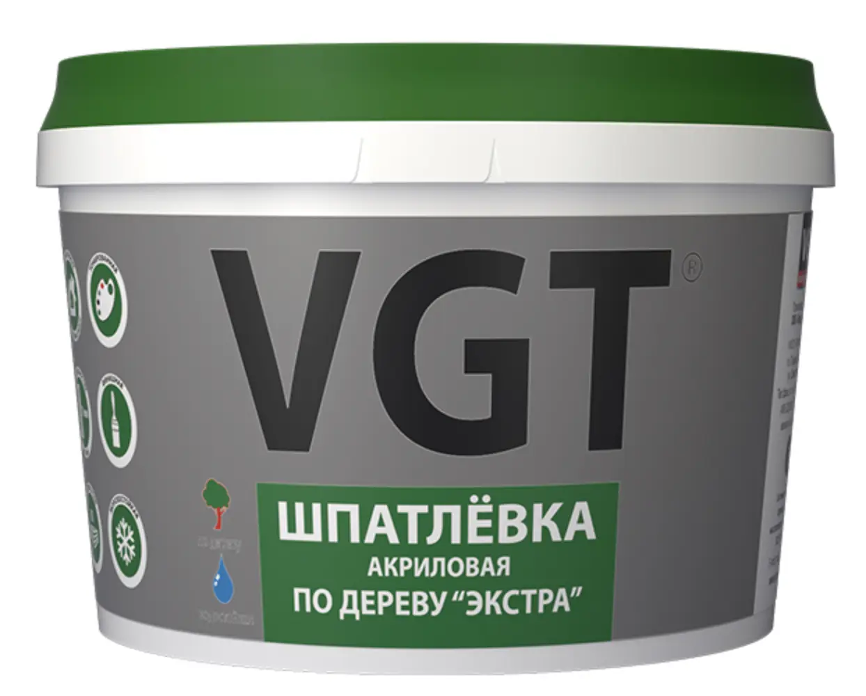 Изображение товара Шпатлёвка Vgt Экстра по дереву дуб 0.4 кг