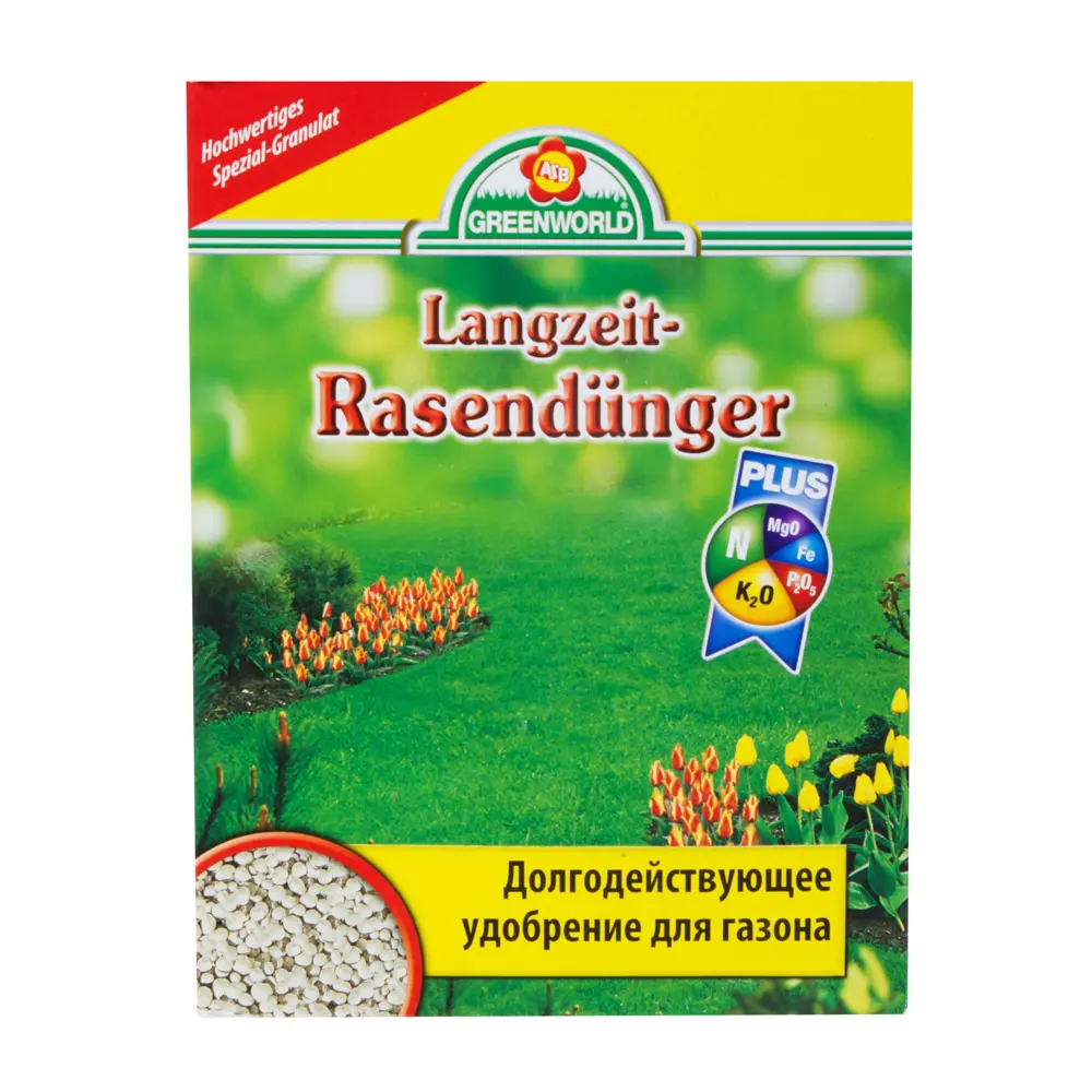 Фото Удобрение ASB Greenworld долгодействующее для газона 3 кг Фото Удобрение ASB Greenworld долгодействующее для газона 3 кг