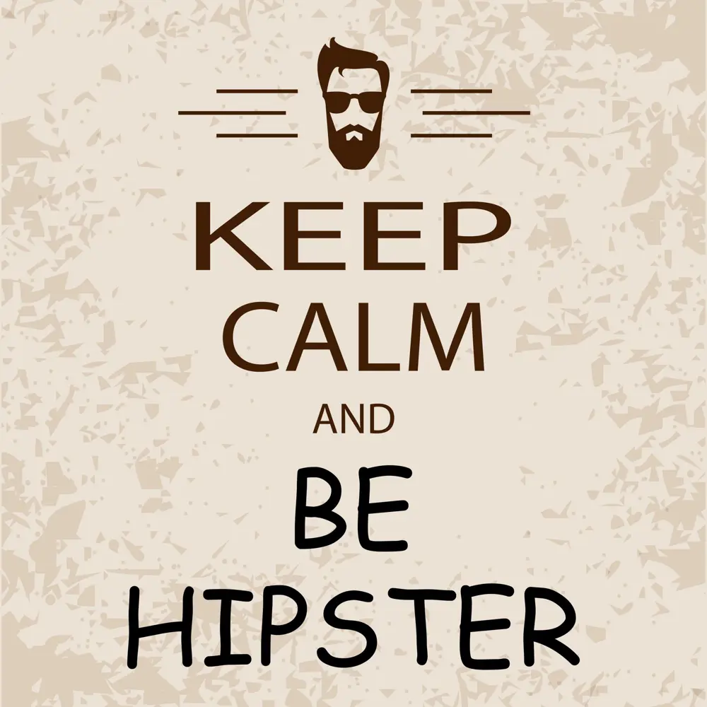 Фото Холст 30х30 см «Be hipster» Фото Холст 30х30 см «Be hipster»