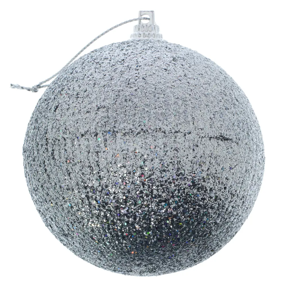 Фото Шар ёлочный, 8 см, цвет серебристый Фото Шар ёлочный, 8 см, цвет серебристый