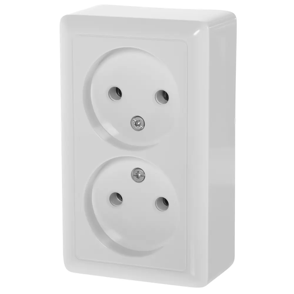 Фото Розетка Schneider Electric Хит 2 разъема без заземления Фото Розетка Schneider Electric Хит 2 разъема без заземления