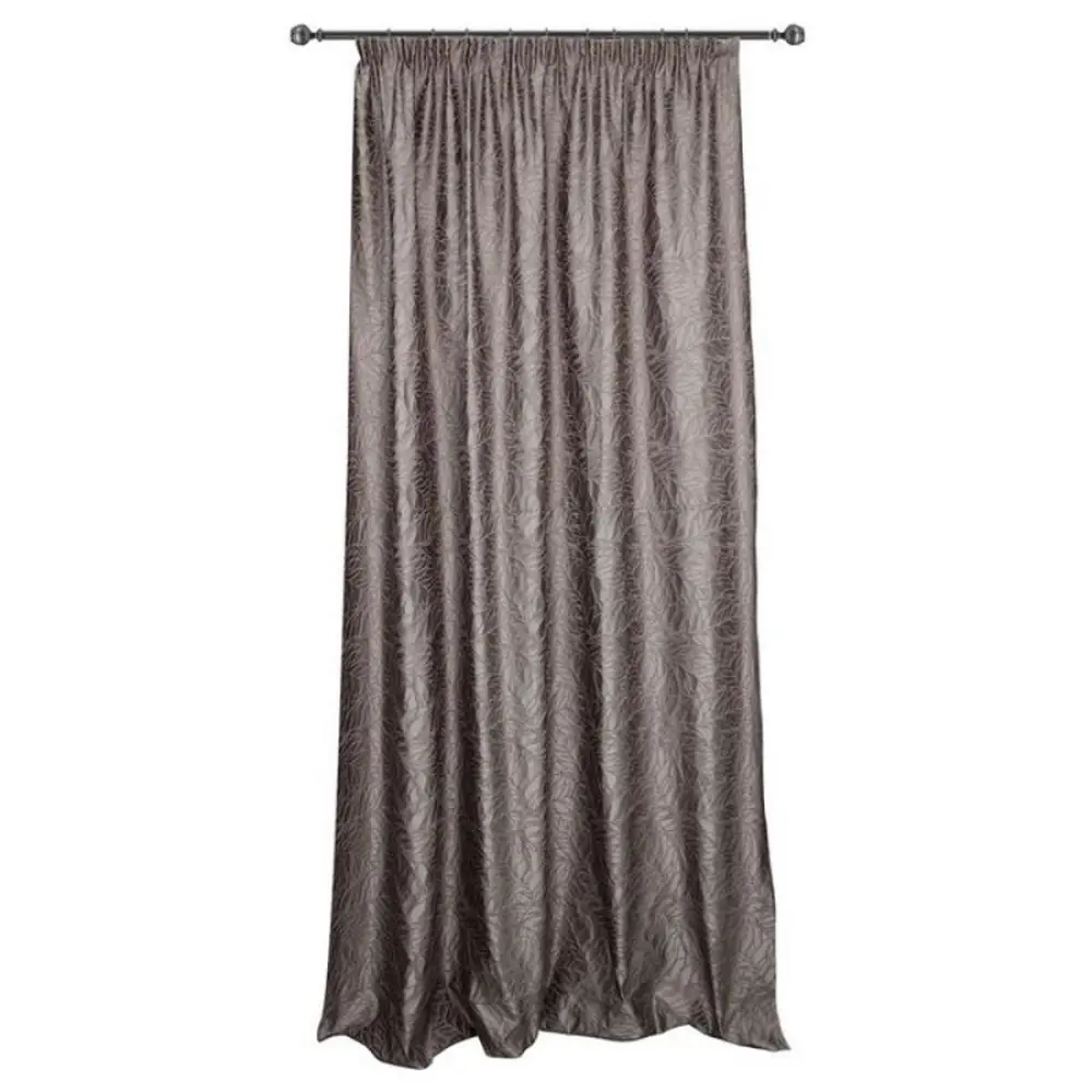 Фото Штора на ленте «Маранта» 170х280 см цвет серо-коричневый