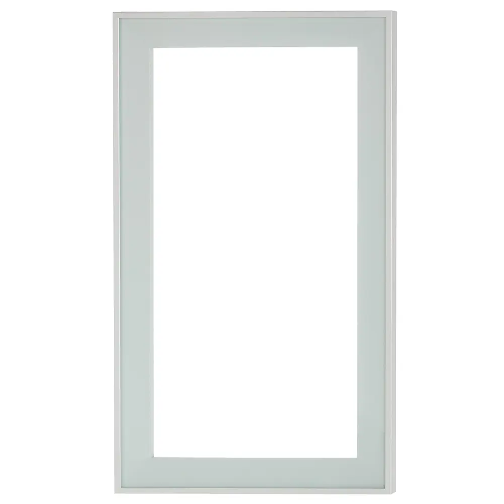 Фото Витрина для шкафа Delinia «Фрост» 35x60 см, алюминий/стекло, цвет алюминий Фото Витрина для шкафа Delinia «Фрост» 35x60 см, алюминий/стекло, цвет алюминий