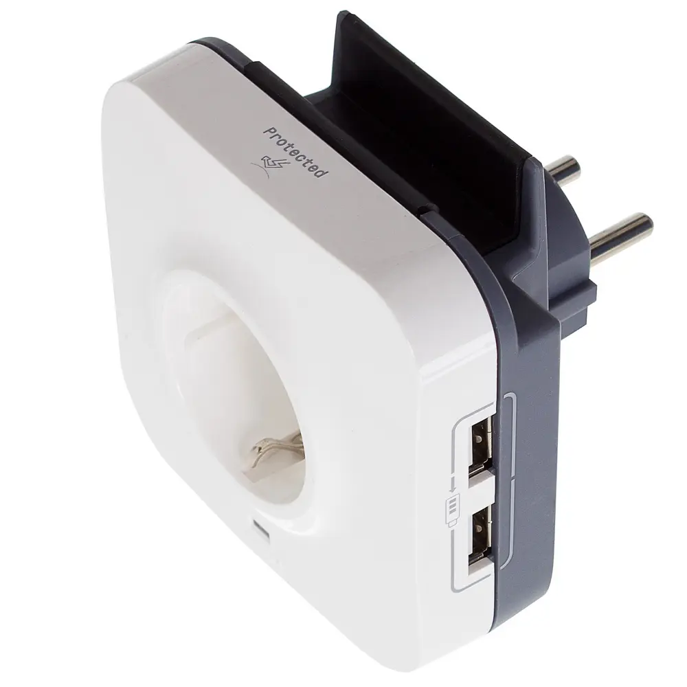 Фото Разветвитель Legrand с подставкой для телефона 1 розетка с заземлением 16 А 2 USB 2.1 А цвет белый Фото Разветвитель Legrand с подставкой для телефона 1 розетка с заземлением 16 А 2 USB 2.1 А цвет белый