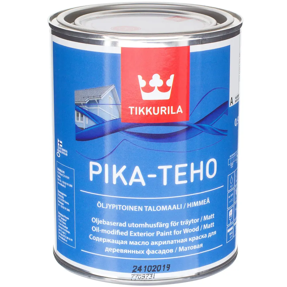 Фото Краска Тиккурила Pika-Teho 0.9 л Фото Краска Тиккурила Pika-Teho 0.9 л