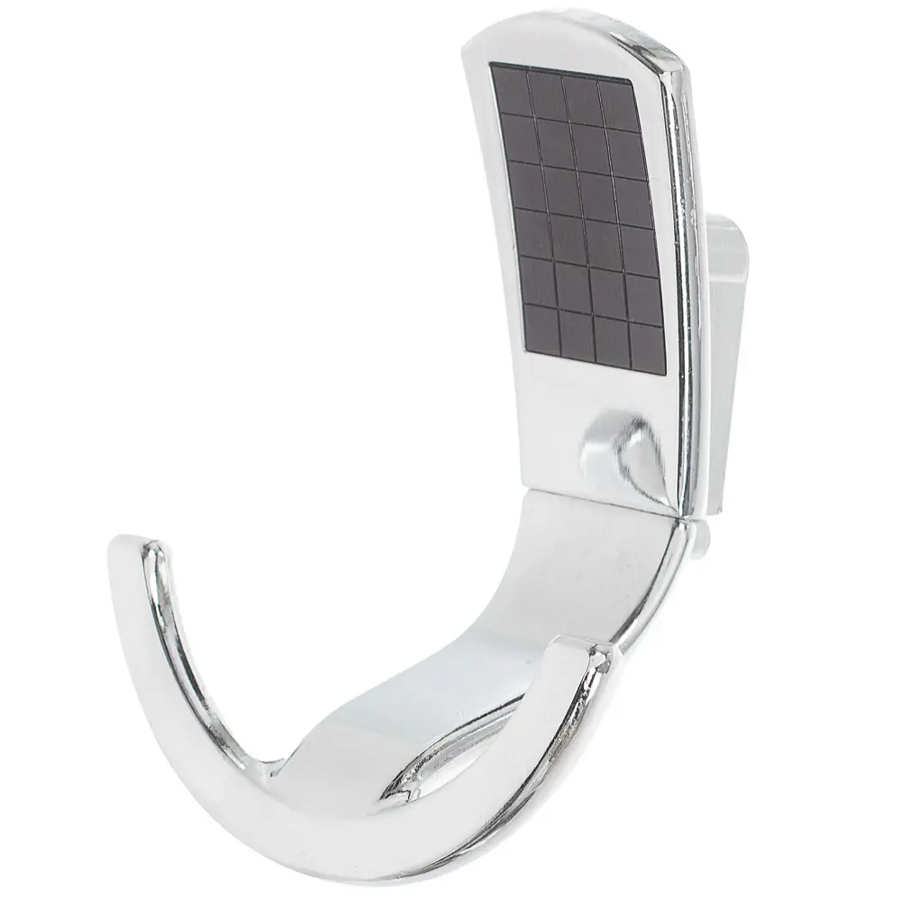 Фото Крючок ABT-02 максимальная нагрузка 176 кг сталь цвет хром/черный Фото Крючок ABT-02 максимальная нагрузка 176 кг сталь цвет хром/черный