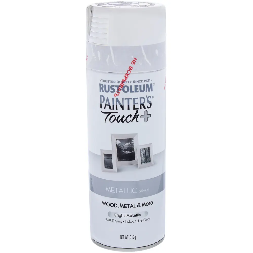 Фото Краска аэрозольная PTouch цвет серебряный 0.34 кг Фото Краска аэрозольная PTouch цвет серебряный 0.34 кг