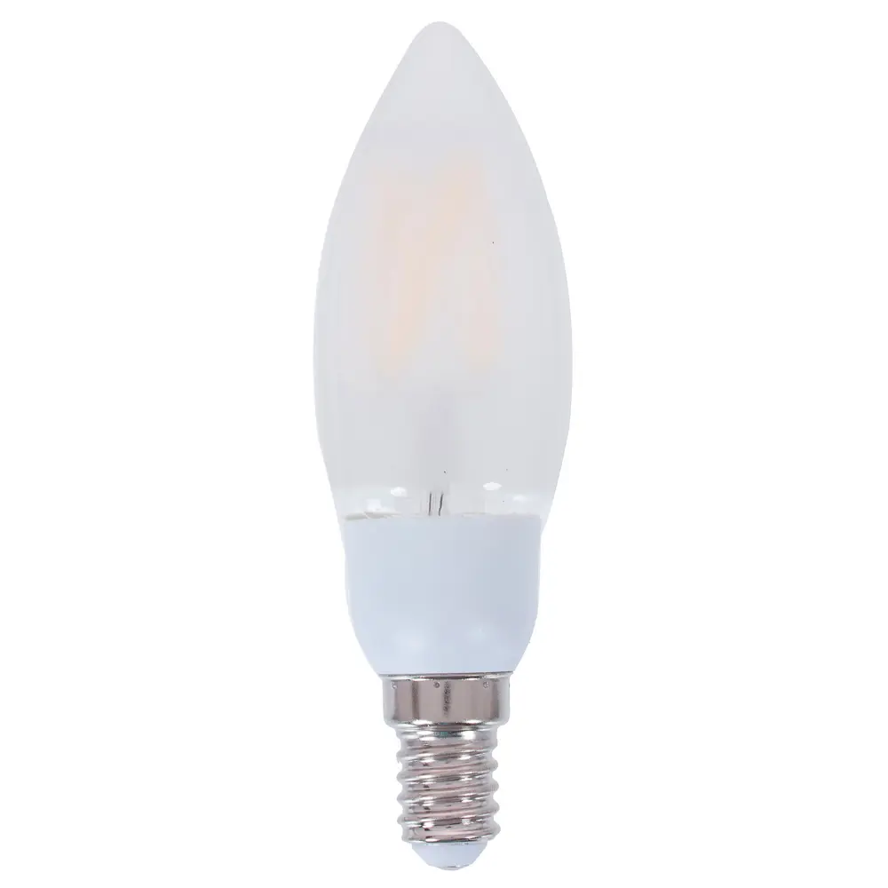 Фото Лампа светодиодная диммируемая Osram E14 5 Вт 470 Лм свет тёплый белый матовая Фото Лампа светодиодная диммируемая Osram E14 5 Вт 470 Лм свет тёплый белый матовая