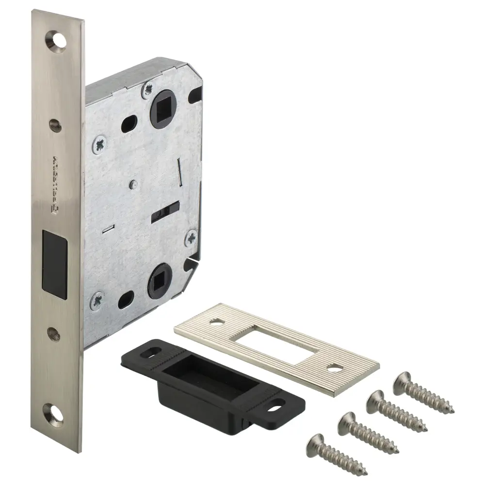 Фото Защелка под фиксатор Palladium 170-M, 165x74x20 мм, сталь/ЦАМ, цвет матовый никель Фото Защелка под фиксатор Palladium 170-M, 165x74x20 мм, сталь/ЦАМ, цвет матовый никель