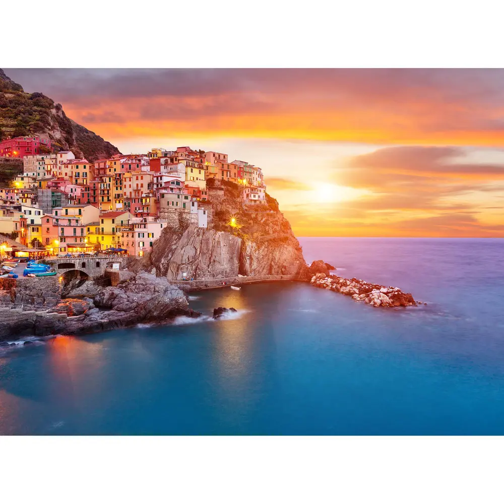 Фото Фотообои флизелиновые Вечерний город 370x270 см Фото Фотообои флизелиновые Вечерний город 370x270 см