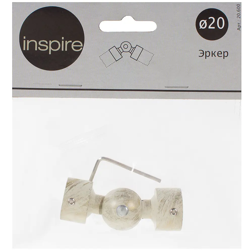 Фото 4 Эркер Inspire 3 см цвет белый антик Фото 4 Эркер Inspire 3 см цвет белый антик