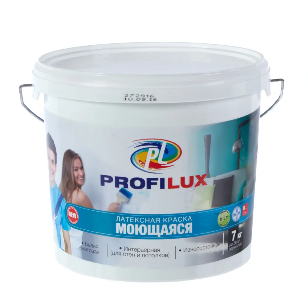 Фото Краска латексная Profilux 7 кг Фото Краска латексная Profilux 7 кг