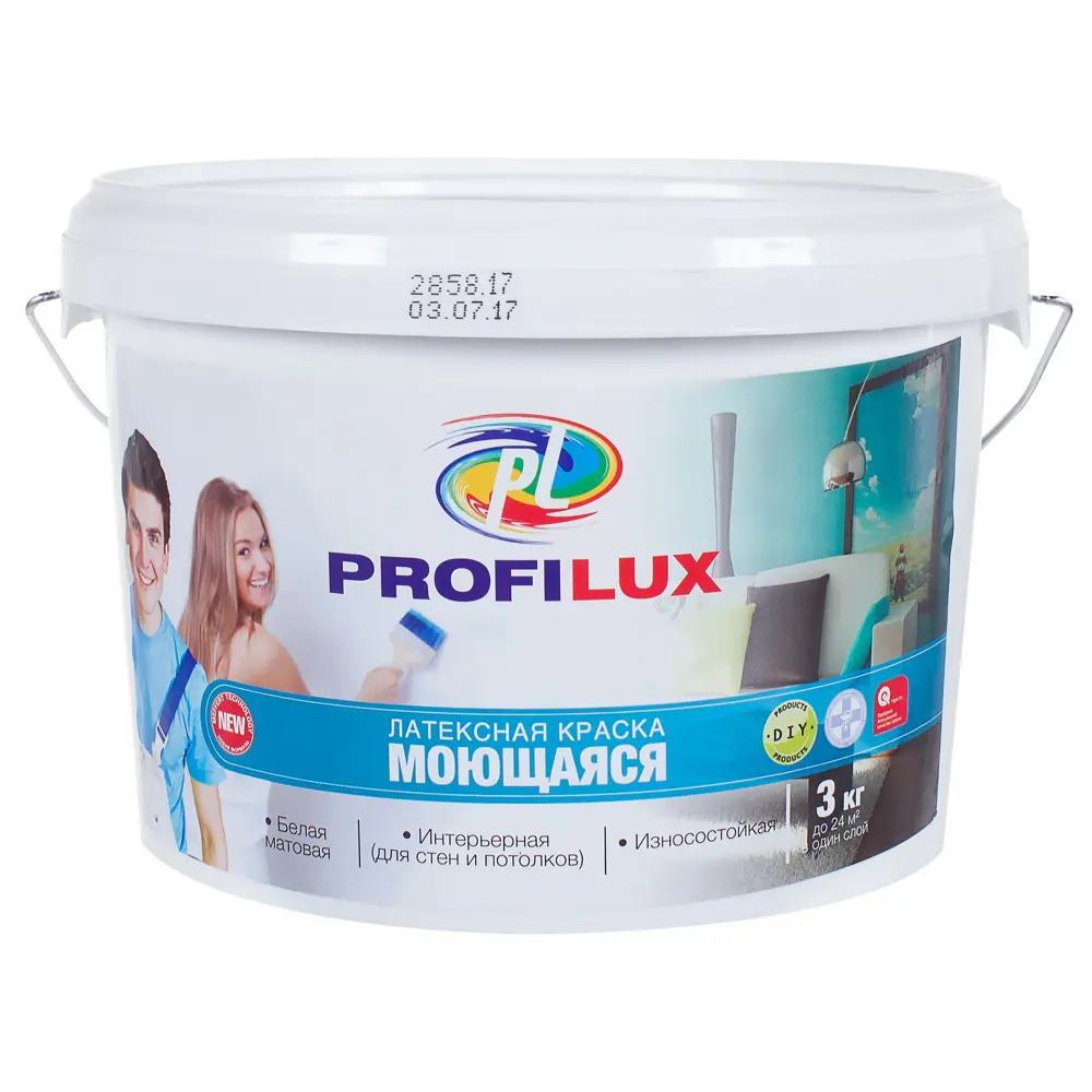Фото Краска латексная Profilux 3 кг