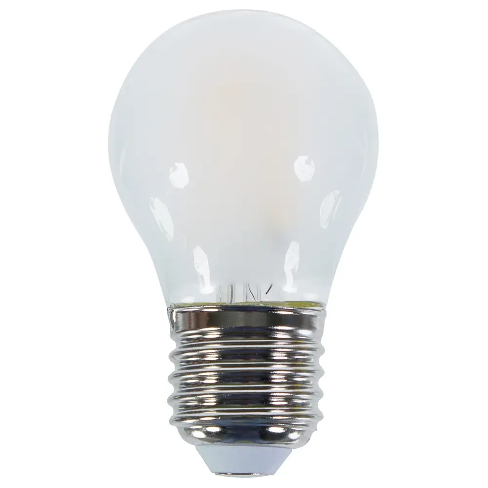 Фото Лампа светодиодная Osram шар E27 4 Вт 470 Лм свет тёплый белый матовая Фото Лампа светодиодная Osram шар E27 4 Вт 470 Лм свет тёплый белый матовая