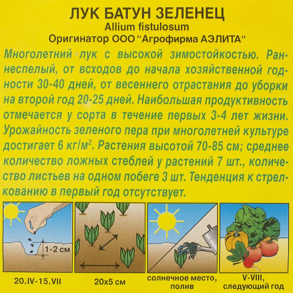 Фото 3 Семена Лук батун «Зеленец» 1 г Фото 3 Семена Лук батун «Зеленец» 1 г