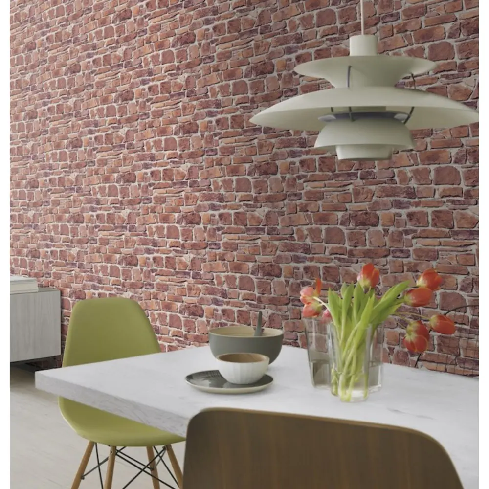 Фото 5 Обои виниловые Rasch Tiles Kongoleum красные 0.53 м 402612 Фото 5 Обои виниловые Rasch Tiles Kongoleum красные 0.53 м 402612