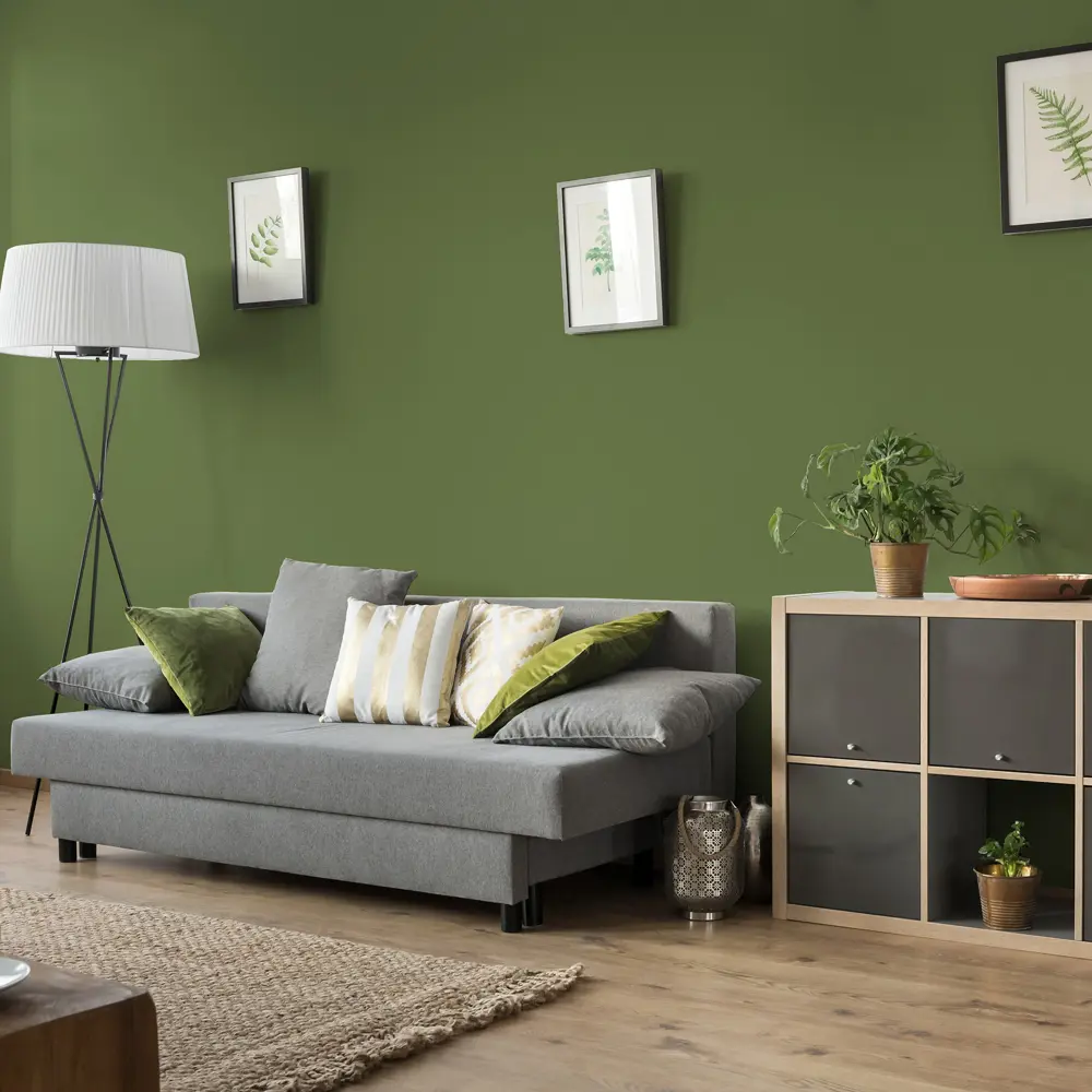 Фото 4 Обои на флизелиновой основе Inspire Silk, 1.06х10 м, эффект окрашенных стен, цвет зелёный Фото 4 Обои на флизелиновой основе Inspire Silk, 1.06х10 м, эффект окрашенных стен, цвет зелёный