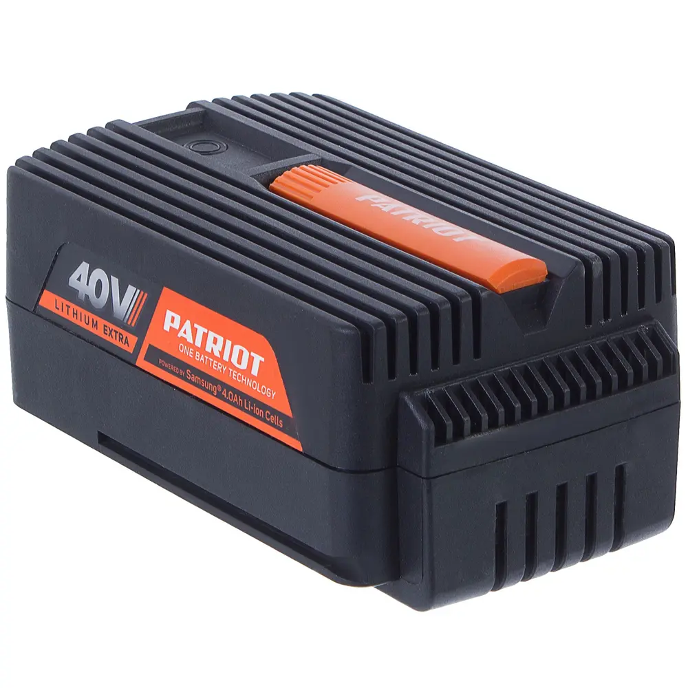 Фото Аккумулятор Patriot 40В 2.4 Ah для газонокосилки Фото Аккумулятор Patriot 40В 2.4 Ah для газонокосилки