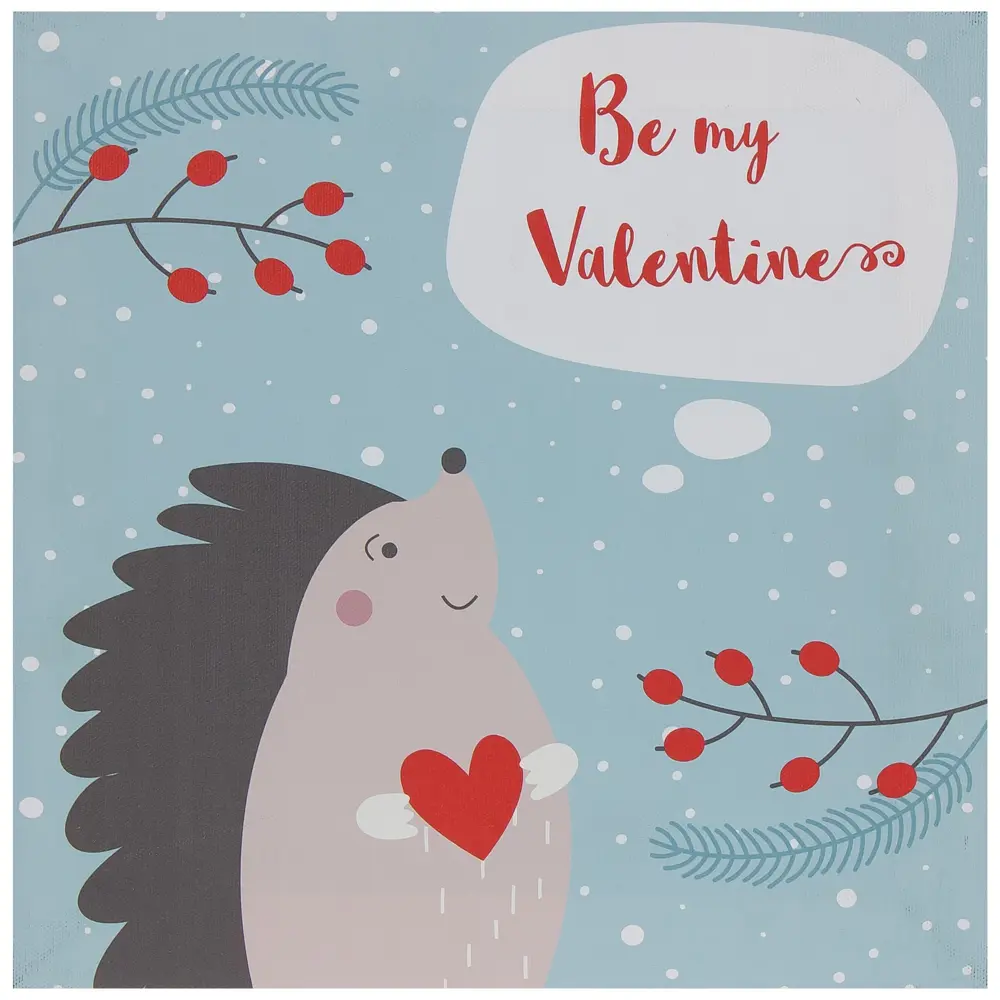 Фото Картина на холсте «Be my Valentine» 30х30 см Фото Картина на холсте «Be my Valentine» 30х30 см